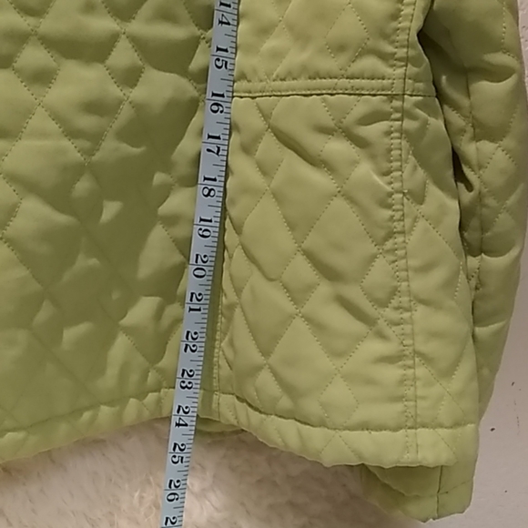🌲UD Quilted Puffy Sage Lime Green Zip Up Jacket🧥 - Picture 5 of 7